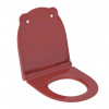 Geberit Bambini WC doska, detská, SoftClose, karmínová 502.970.FY.1