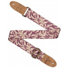 CASCHA CUS-VC4 Ukulele Strap Vegan Cork Mauve Leaves
