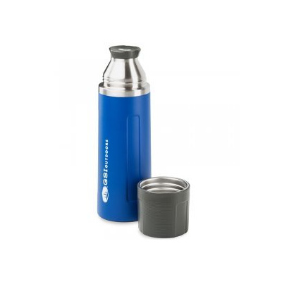 GSI Outdoors Glacier Stainless Vacuum Bottle 1 l blue Modrá termo láhev