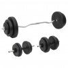 zahrada-XL Obojručná a jednoručná činka so závažiami 60 kg 3145025