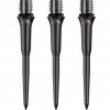Hroty na šípky Mission Kovové hroty - Titan Pro - Smooth - Black - 30 mm (216589)