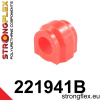 221941B: Front anti roll bar bush 25mm Red