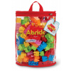Stavebnica v taške Abrick 120 Half Moon Bag Écoiffier so 120 farebnými kockami od 18 mes