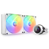NZXT vodní chladič Kraken 280 RGB / 2x140mm fan / 4-pin PWM / LCD disp. / 6 let / bílý RL-KR280-W1