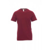 Tričko PAYPER SUNSET, bordeaux červená, 3XL