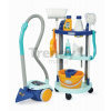 Upratovací vozík s vysávačom Cleaning Trolley Clean Home Écoiffier s 12 doplnkami