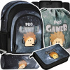 Školská taška - batoh BLOX PRO GAMER (527194SET4CZ) 4 ks ČIERNY VYPR