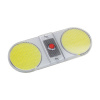 LED interiérové svetlo COB 12 – 80 V, 6000 K, oválne, 198 × 77 mm