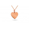 iZlato Forever Platnička v tvare srdiečka z ružového zlata IZ23731R
