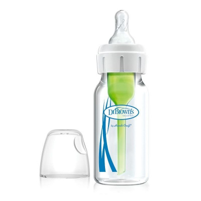 Dr. Brown´s Dojčenská fľaša sklenená štandard 120 ml OPTIONS PLUS