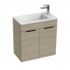 Jika CUBE skrinka s umývadlom 60 cm 60,5 x 33,5 x 62,2 cm jaseň H4536311765141