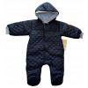 Detská kombinéza - Barnaba 68 DEADS MANYS NAVY BLUE (Izolovaný oblek prešívaný Navy modrá zima 68 cm)