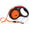 Vodítko FLEXI New Neon S páska 5m/15kg oranžové