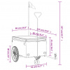 vidaXL Vozík za bicykel, čierno žltý 45 kg, železo - Žltá - 86858-41225