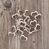 Drevený výrez - Srdce 10ks - 3cm
