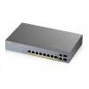 Zyxel GS1350-12HP 12 Port smart managed CCTV PoE switch, long range, 130W, 10x GbE, 2x SFP GS1350-12HP-EU0101F