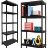Plastový regál IRVING 171x61x31 cm čierny