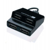 CONNECT IT USB hub 4 porty STEP - černý (CI-108)