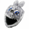 Kryt na motocyklovú prilbu FunnyRiders Grey Rabbit