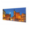 Sklenený obrázok Gdansk staré mesto kostol 140x70 (Sklenený obrázok Gdansk staré mesto kostol 140x70)