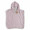 XKKO BMB Scandinavian Chevron Bambusové pončo, baby pink, veľ. 2, 2-3roky BMBPN0402