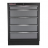 AHProfi Celokovová dielenská skriňa PROFI s 5 zásuvkami 680x458x910 mm - TGC1305