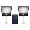 Halogén - 2 LED žiarovky solárne nabíjacie senzory (Halogén - 2 LED žiarovky solárne nabíjacie senzory)
