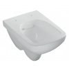 Geberit Selnova Compact WC závesné 49x35 cm,hlboké splachovanie,Rimfree,hranaté,Biele GEB 500.280.01.7