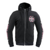 Pánska mikina W-TEC Black Heart Vintage Iron Hoodie Farba čierna, Veľkosť XL
