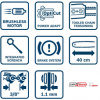BOSCH Aku reťazová píla GKE 18V-40, 06008D3000