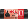 Alufix Vrecia na odpadky 60 l / 20 ks, 15mic., 64 x 71 cm, čierne, HDPE
