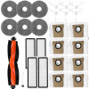 24ELE Sada kefiek a filtrov na utierky pre Xiaomi Robot Vacuum X20+/X10+