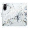 Flip pouzdro iSaprio - Xiaomi Redmi A5 - SilverMarble 15 s kapsičkami na karty (Flipové knížkové pouzdro, obal, kryt iSaprio s přihrádkami na karty a motivem)