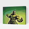 Vymalujsisam.sk Maľovanie podľa čísiel - Hulk Veľkosť: 40x50cm, Rám: Na drevenej doske
