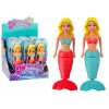 mamido Vodná bábika mermaid natáčacia do vody plávajúca tyrkysová ružová mix