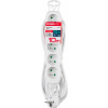 Strend Pro Kábel DG-F805B L-10 m, predlžovací, biely, 5x zásuvka