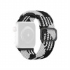 AppleKing remienok s vrkočovým vzorom pre Apple Watch 42mm / 41mm / 40mm / 38mm - bielo-čierny - možnosť vrátiť tovar ZADARMO do 30tich dní