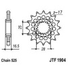 JT Reťazové koliečko JT JTF 1904-17RB 17T, 525 pogumované