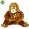 Plyšový orangutan s mláďaťom 28 cm