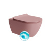 GSI PURA závesná WC misa, Swirlflush, 36x55cm, blush dual-mat 881524