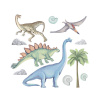 Nálepka na stenu - Dinosaury II