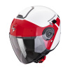 Moto přilba SCORPION EXO-CITY II MALL bílo/červená - Velikost L