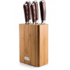 G21 Sada nožů Gourmet Nature 5 ks + bambusový blok 6002218