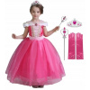 Kostým pre dievča - Aurora Dress Costume Set 140/146 (Aurora Dress Costume Set 140/146)