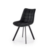 Halmar Jedálenská stolička Jordan, čierna