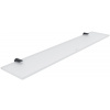 Nimco Police do koupelny a sprchy 60 cm sklo – Bormo černá BRC-11091B-60-90