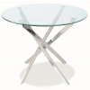 Casarredo Jedálenský stôl GITY sklo/chróm