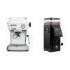 Ascaso Dream ONE, Cloud White + Rancilio STILE, black