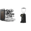 Rocket Espresso Appartamento, black/copper + Eureka Helios 75, black