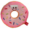 Dog Fantasy Hračka donut s tvárou ružový 12cm